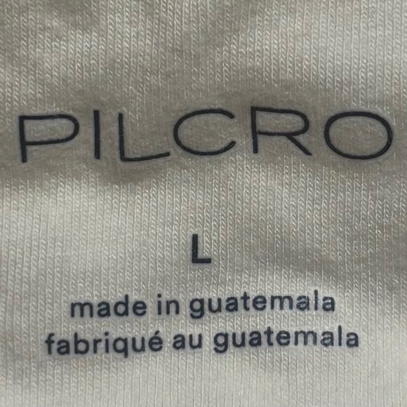 Pilcro Anthropologie Twist-Front Halter-Neck Top Size L White - Picture 4 of 5